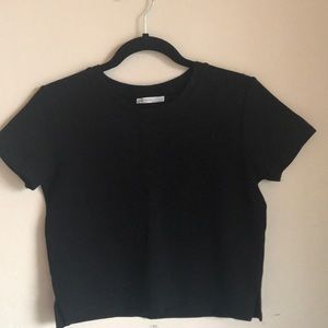 Black textured top